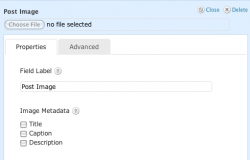 Post Image Field