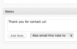 Respond To Entries From WordPress