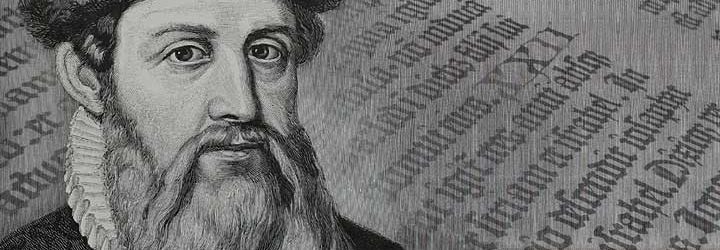 Johannes Gutenberg portrait