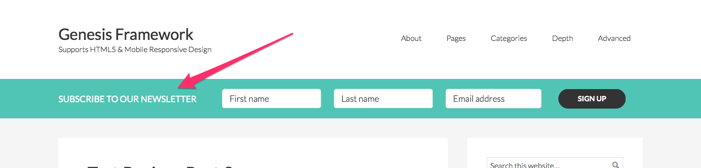 WordPress form design