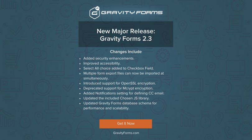 Gravity Forms v2.3 Released - Gravity Forms