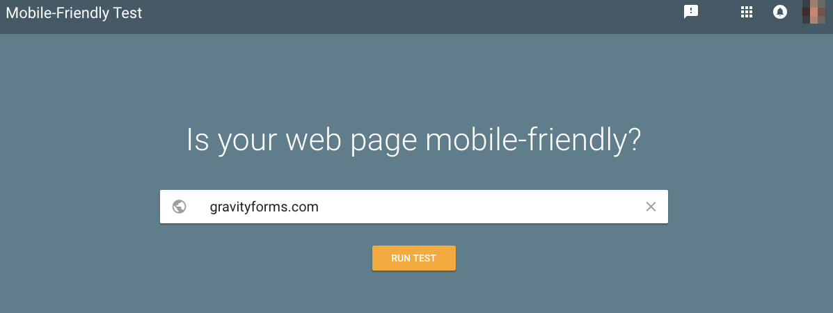 Google mobile forms