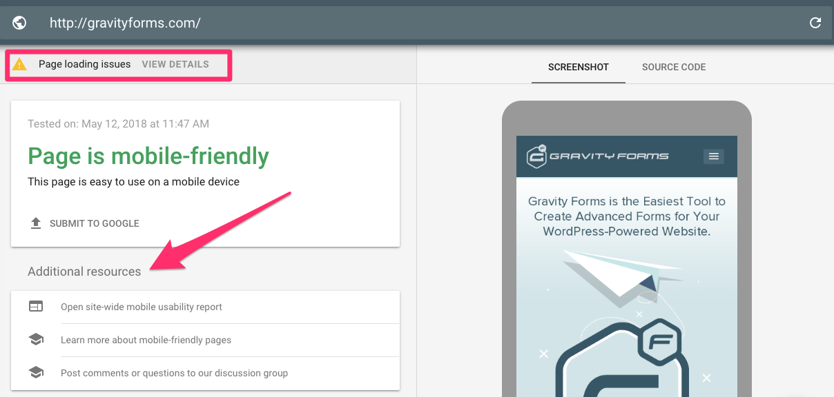 Google mobile forms