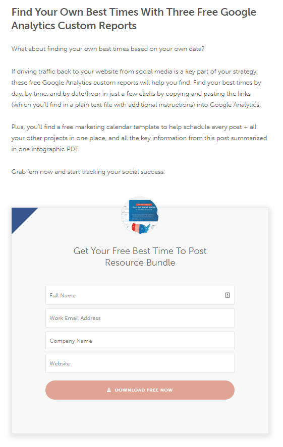 Places to put a contact form
