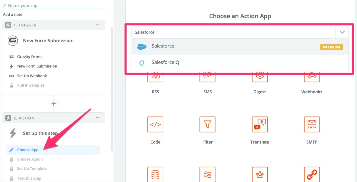 Gravity Forms and Zapier