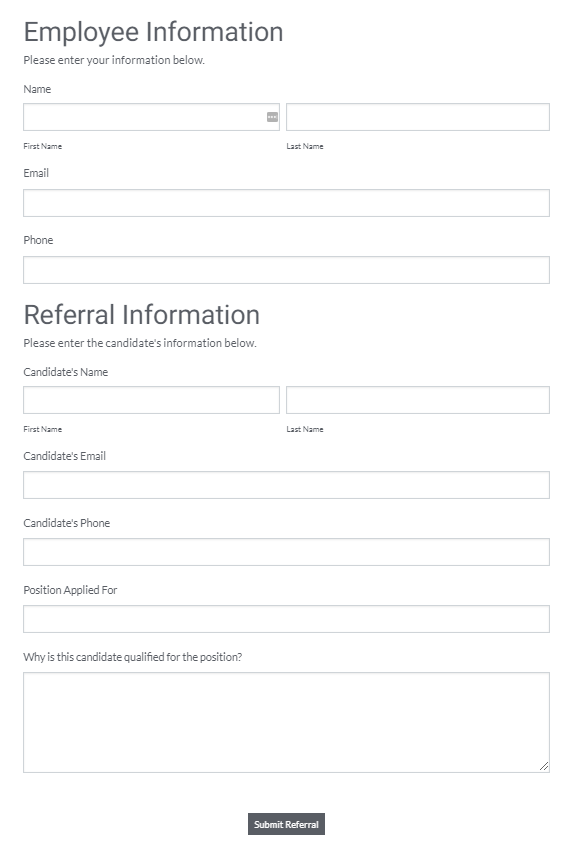 Lead gen forms