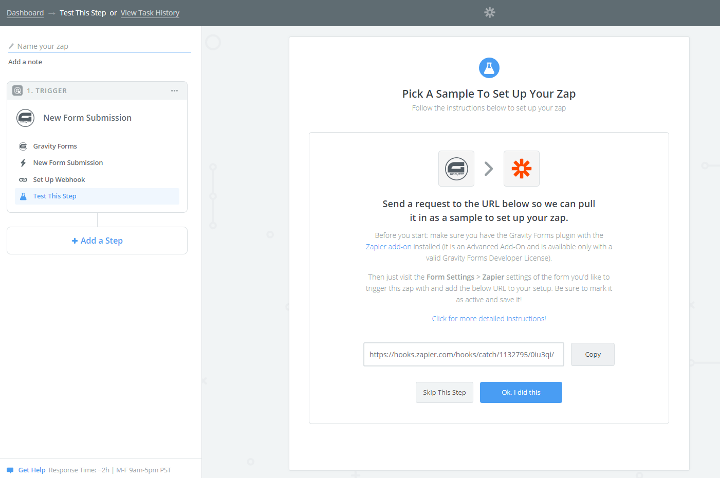 Gravity Forms and Zapier