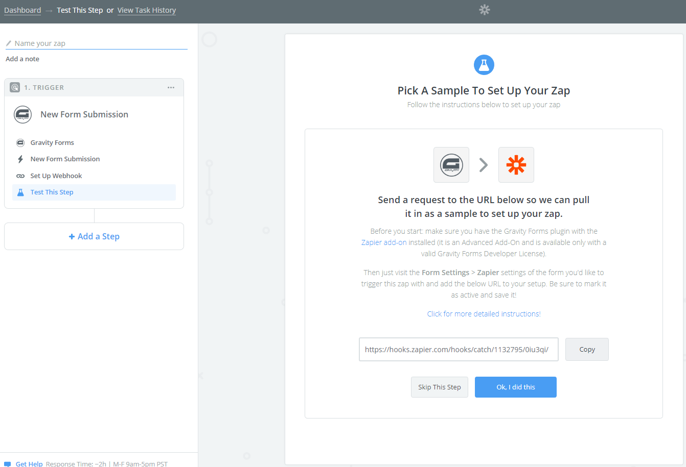 Gravity Forms with Zapier