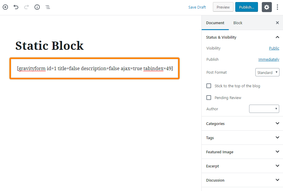 Add a Contact Form