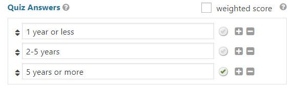 Quizzes with Gravity Forms