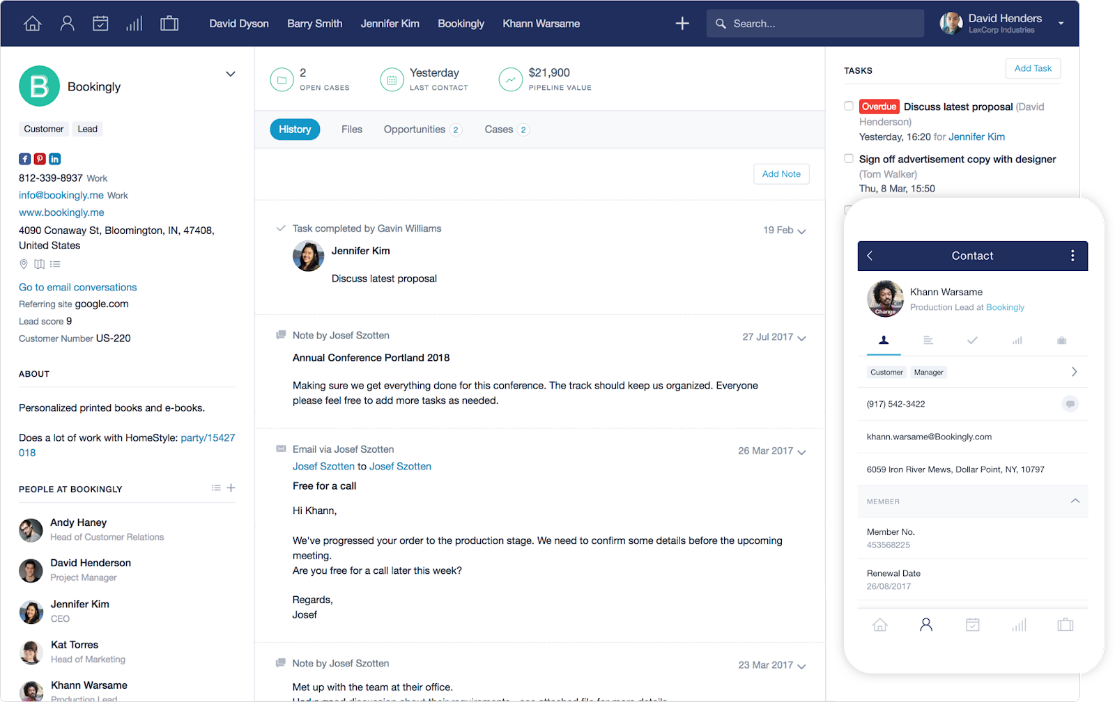 Best CRMs to Use With WordPress: Capsule CRM
