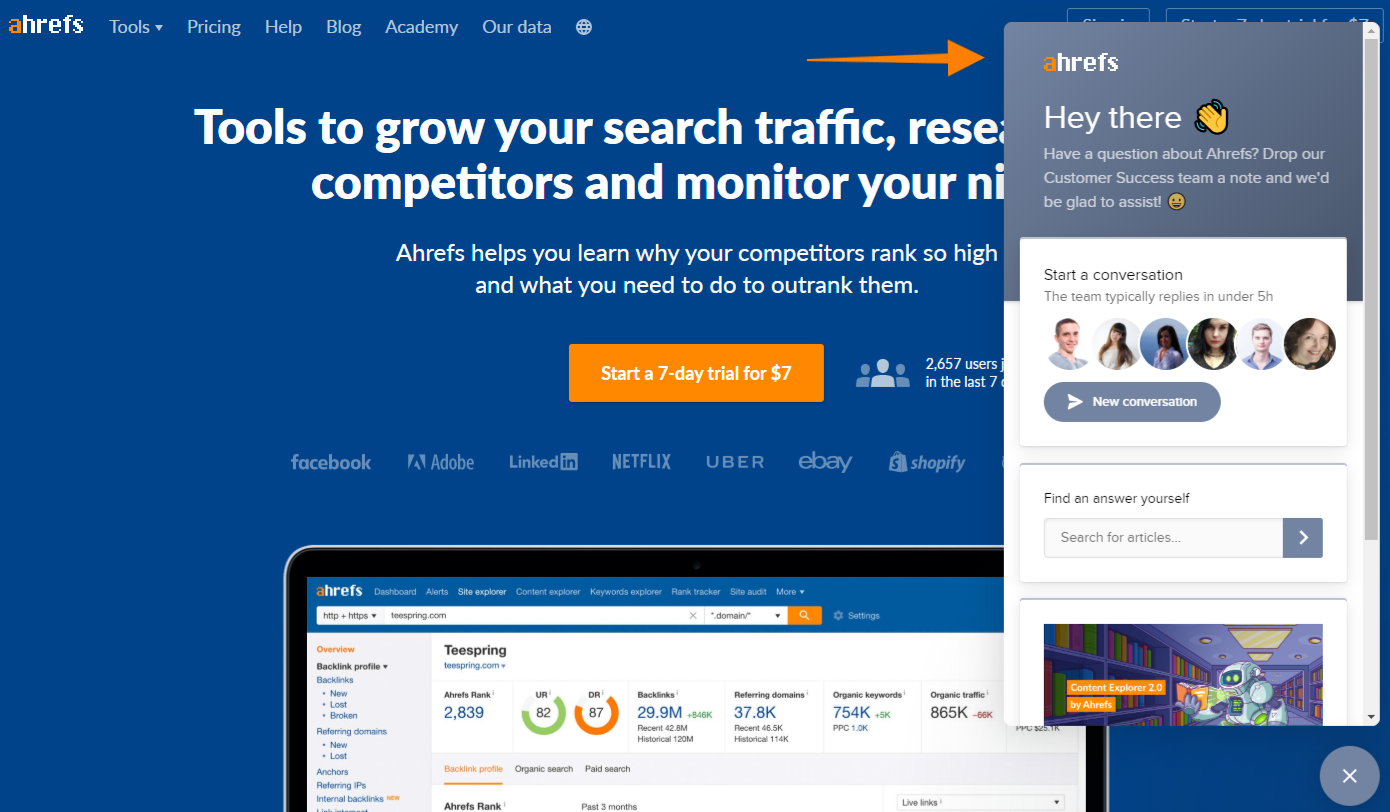 Live chat apps