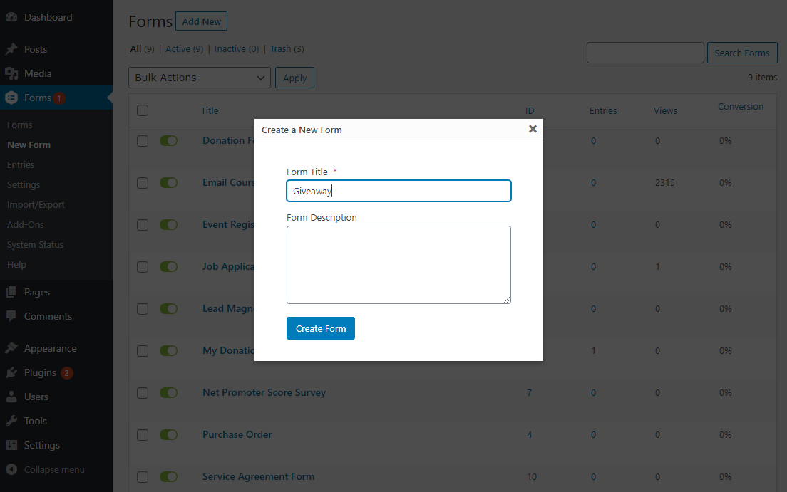 8 Steps to Run a Giveaway with Gravity Forms