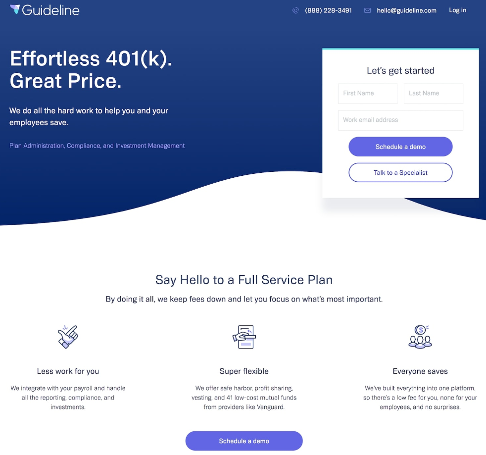 Service Business Landing Page