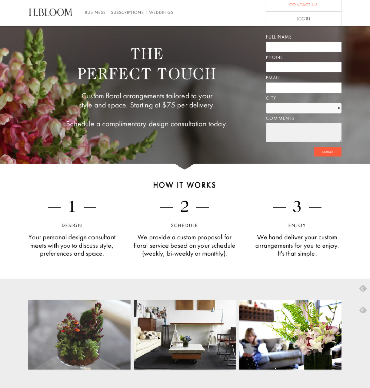 Service Business Landing Page