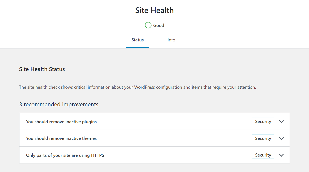Site Health