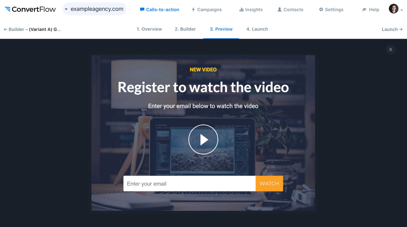 Website popups