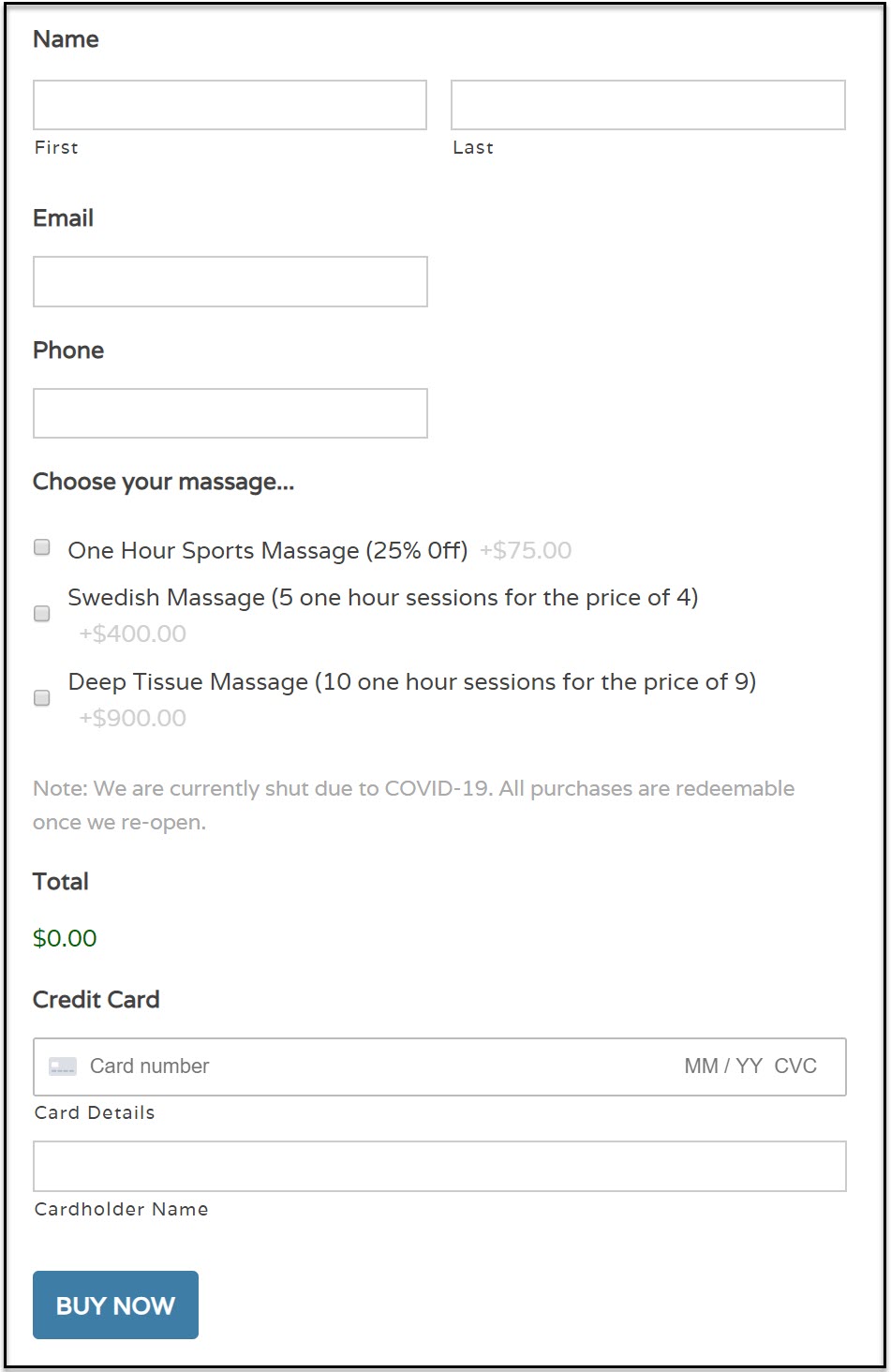 Discount Form - Secure Future Work