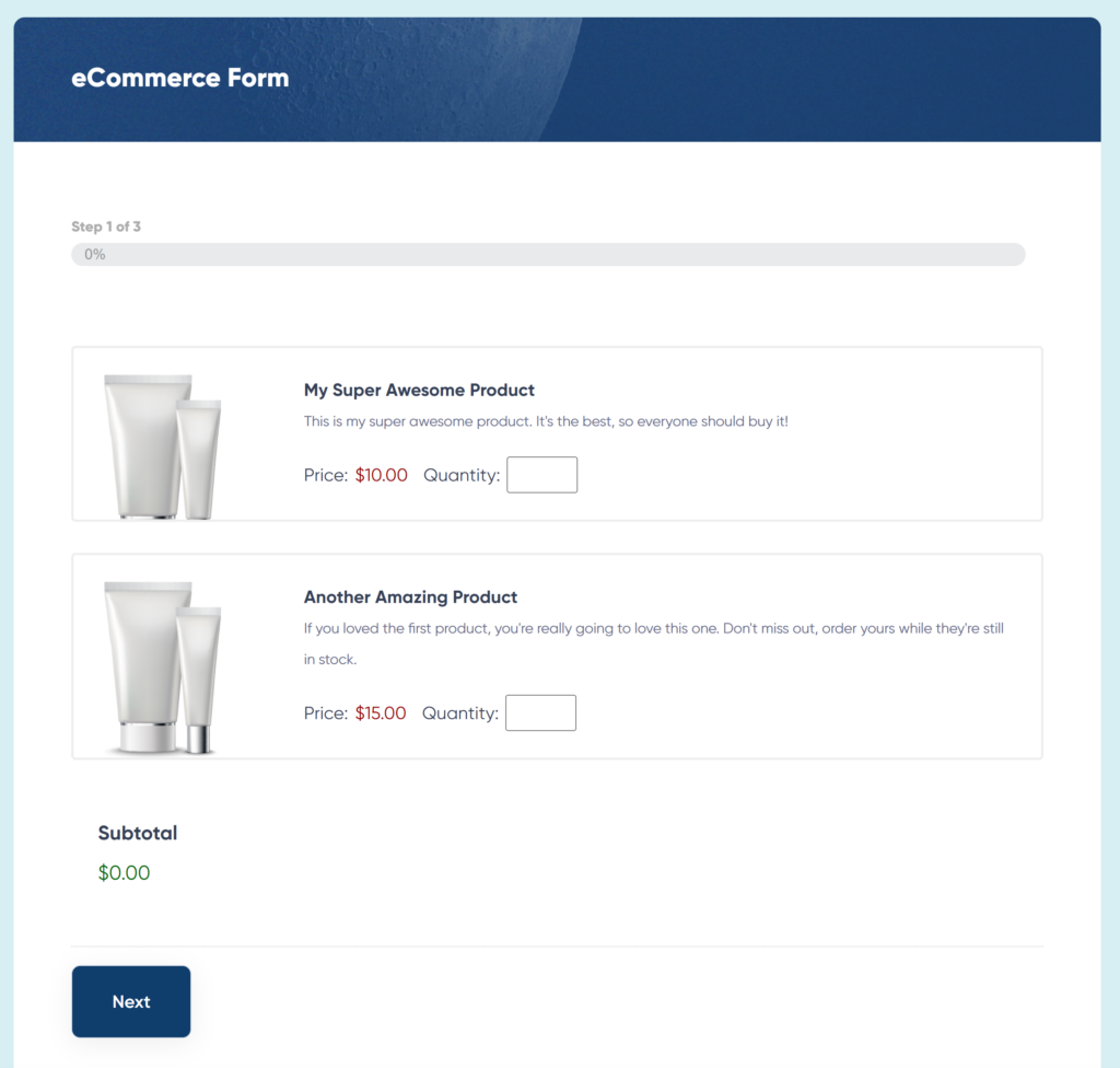 How to Create an Online Order Form in WordPress