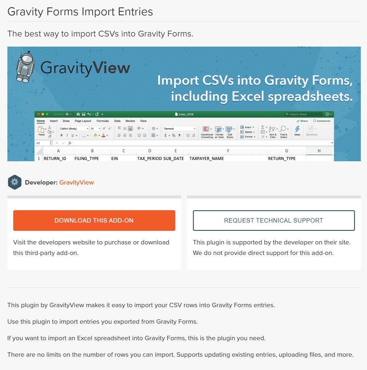 Add On Page View