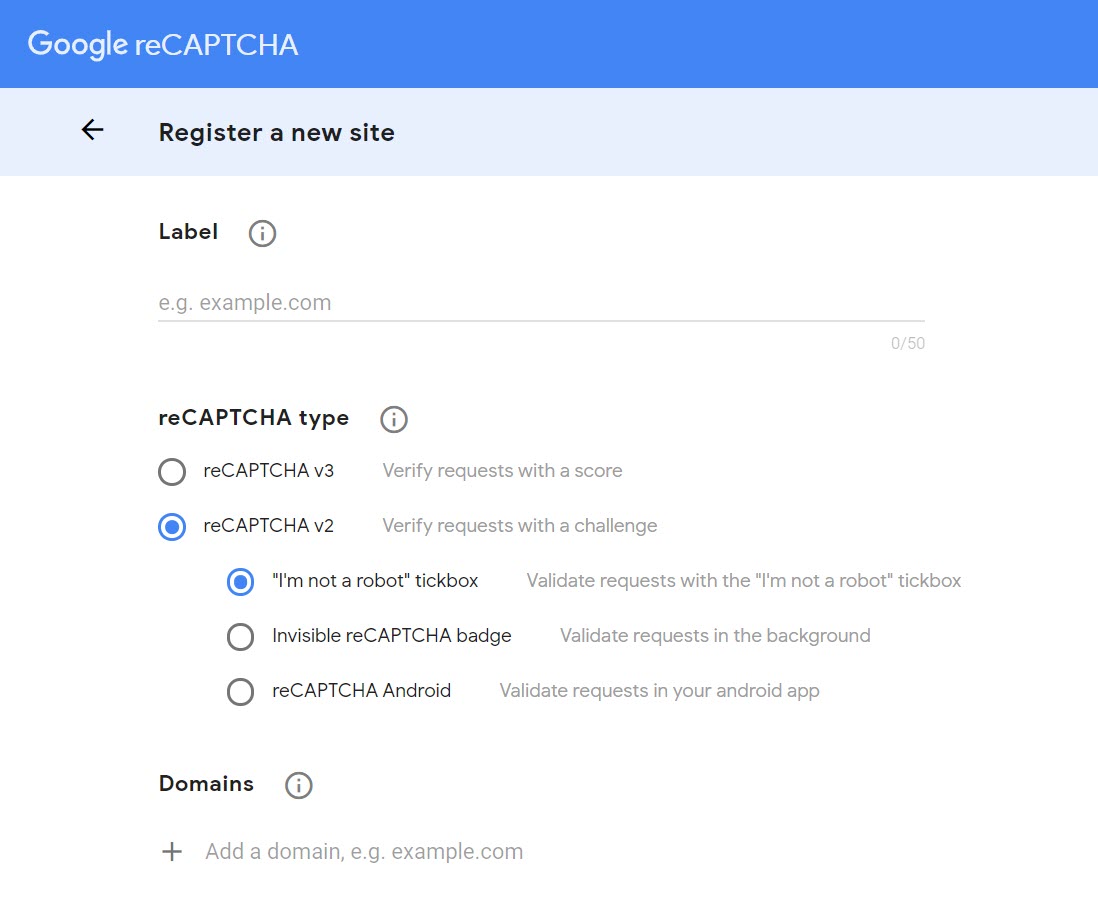 Google reCaptcha