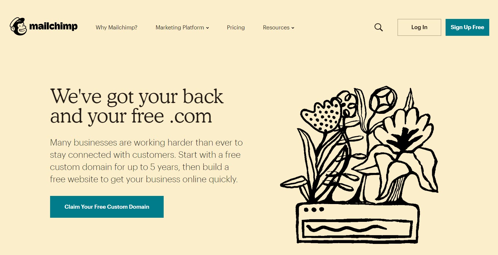 Mailchimp - online infrastructure