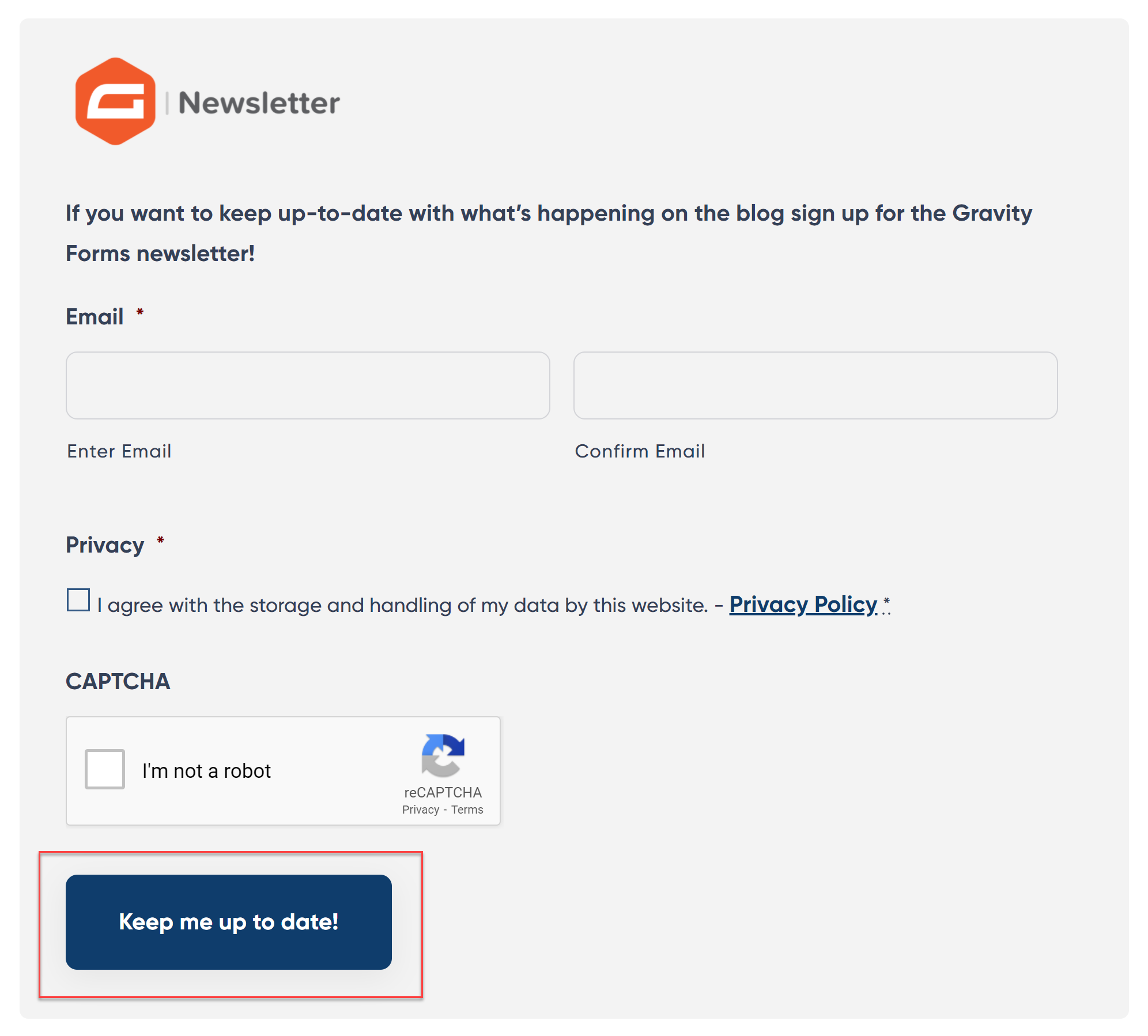Newsletter CTA