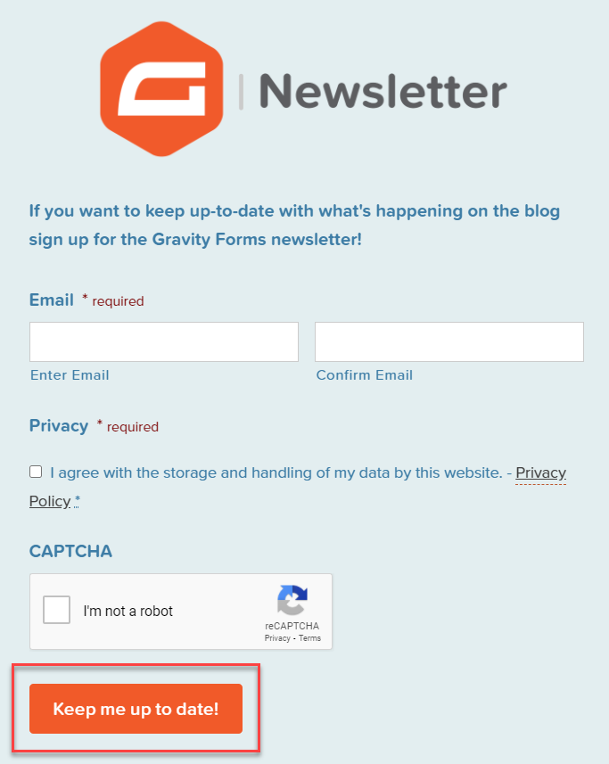Newsletter Form