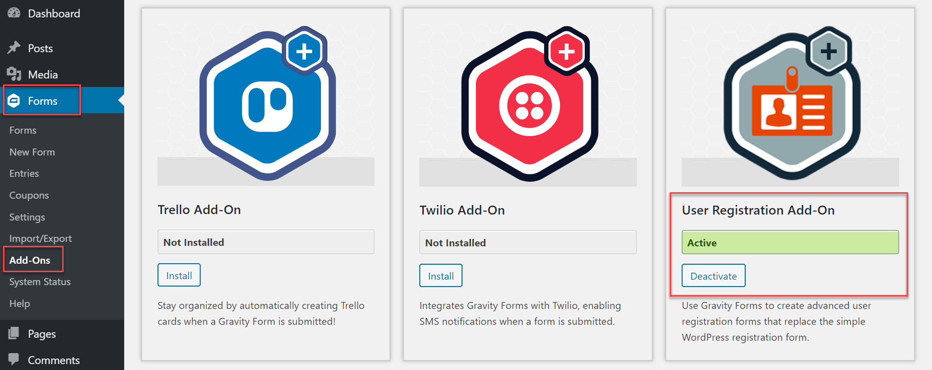 User Registration Add-On
