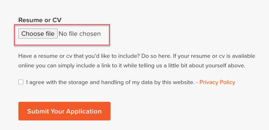 Gravity Forms File Uplaod Feature