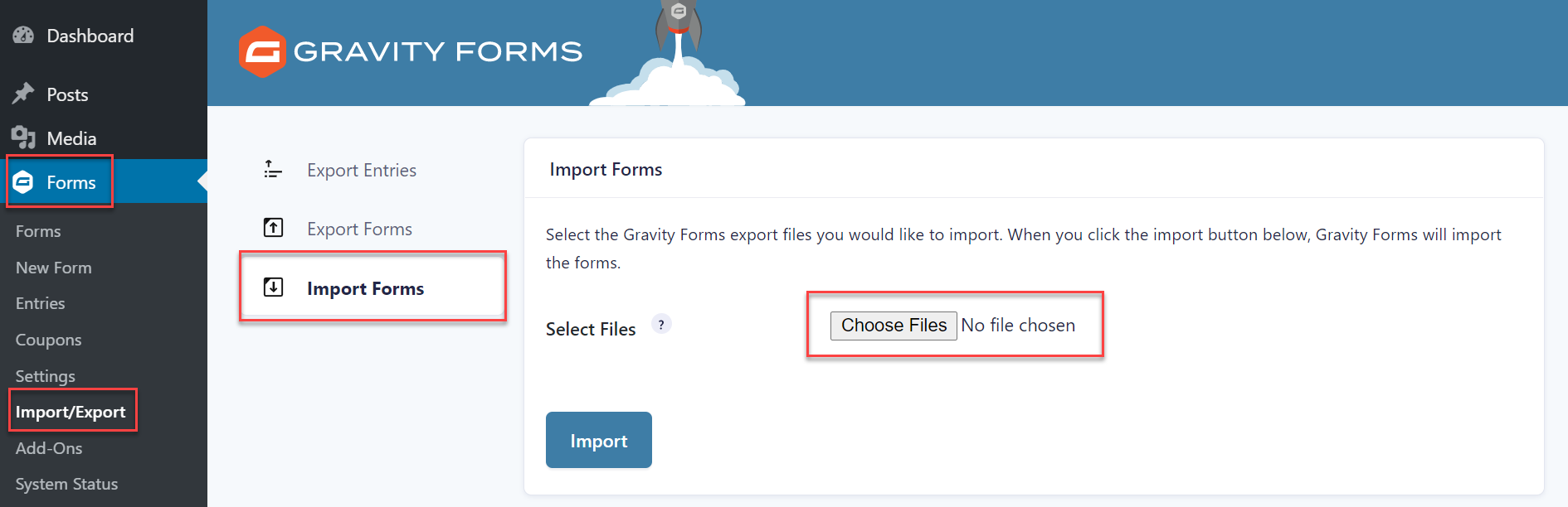 Import Export Tool