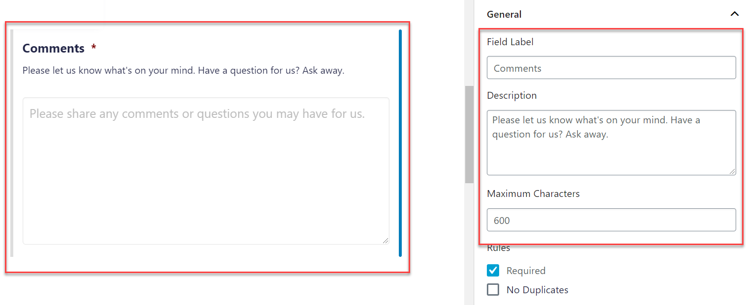 Paragraph Field