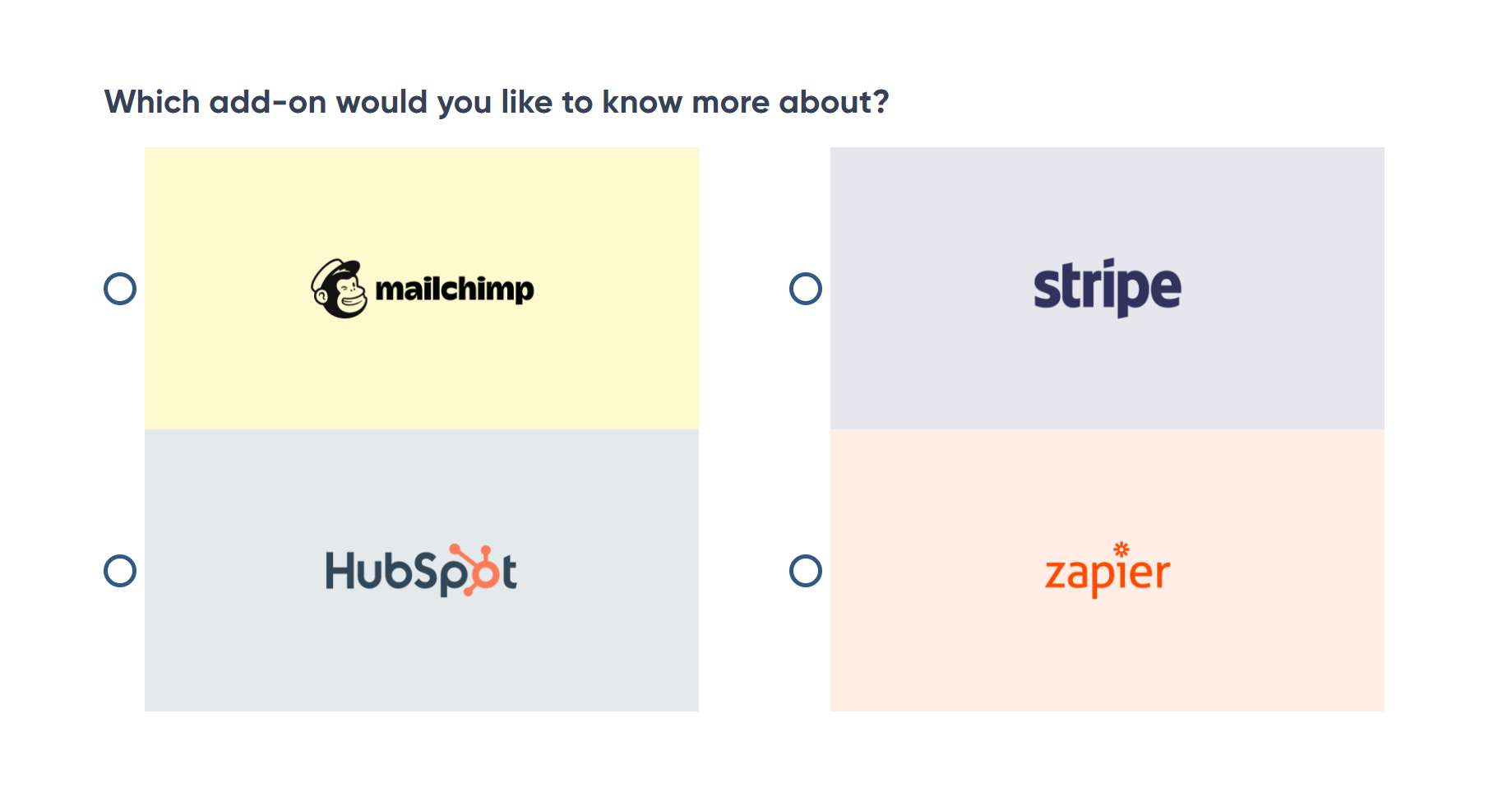 Select an Add-On