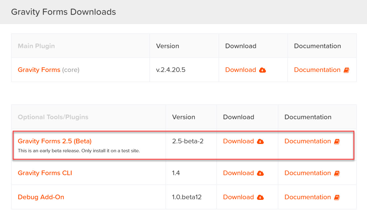 Beta Download