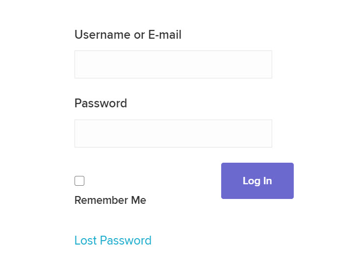 Login Widget
