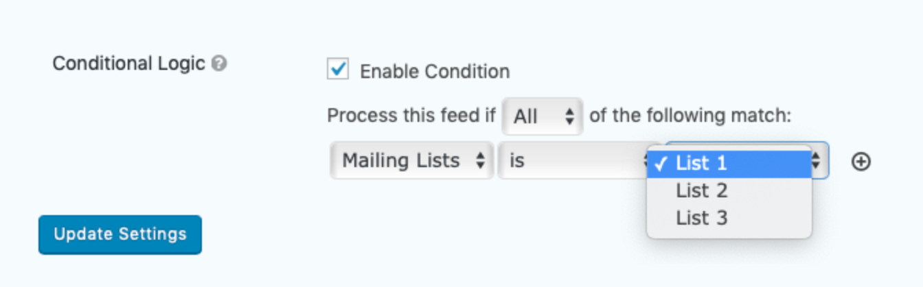 Conditional Logic