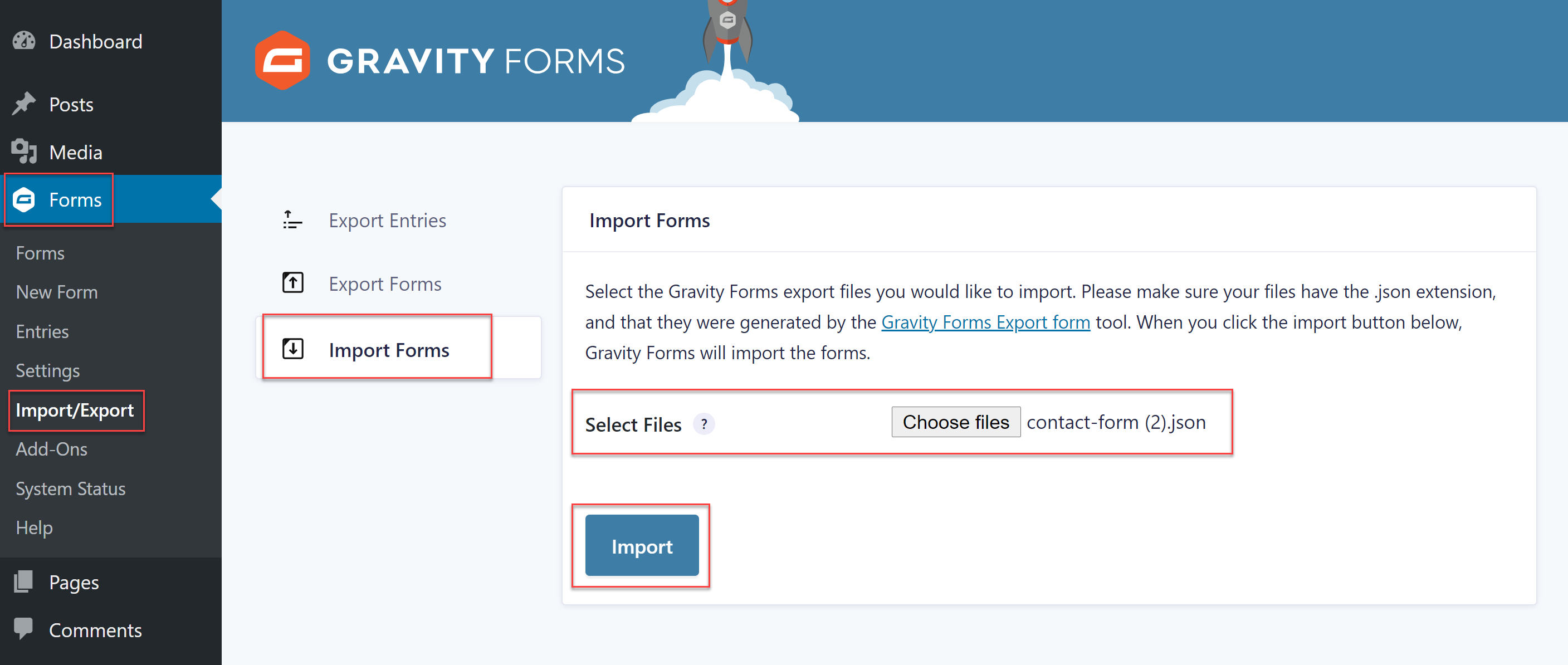 Form Template Upload