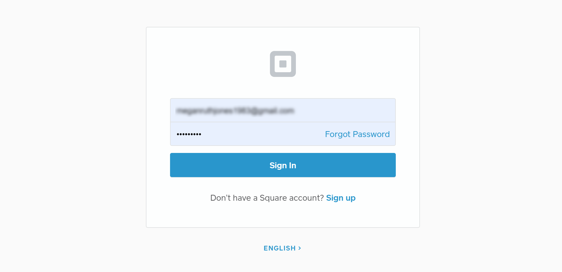 Square Sign In