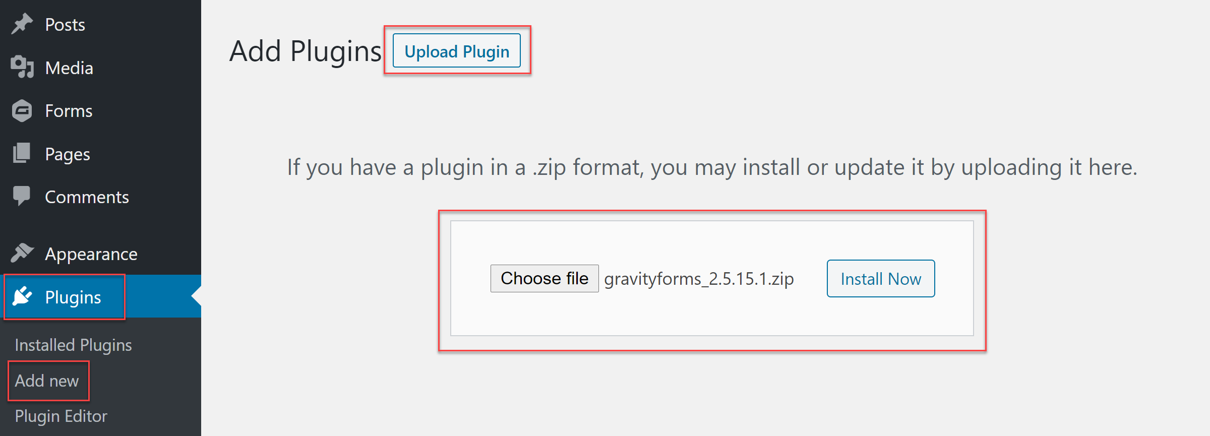 Upload Plugin