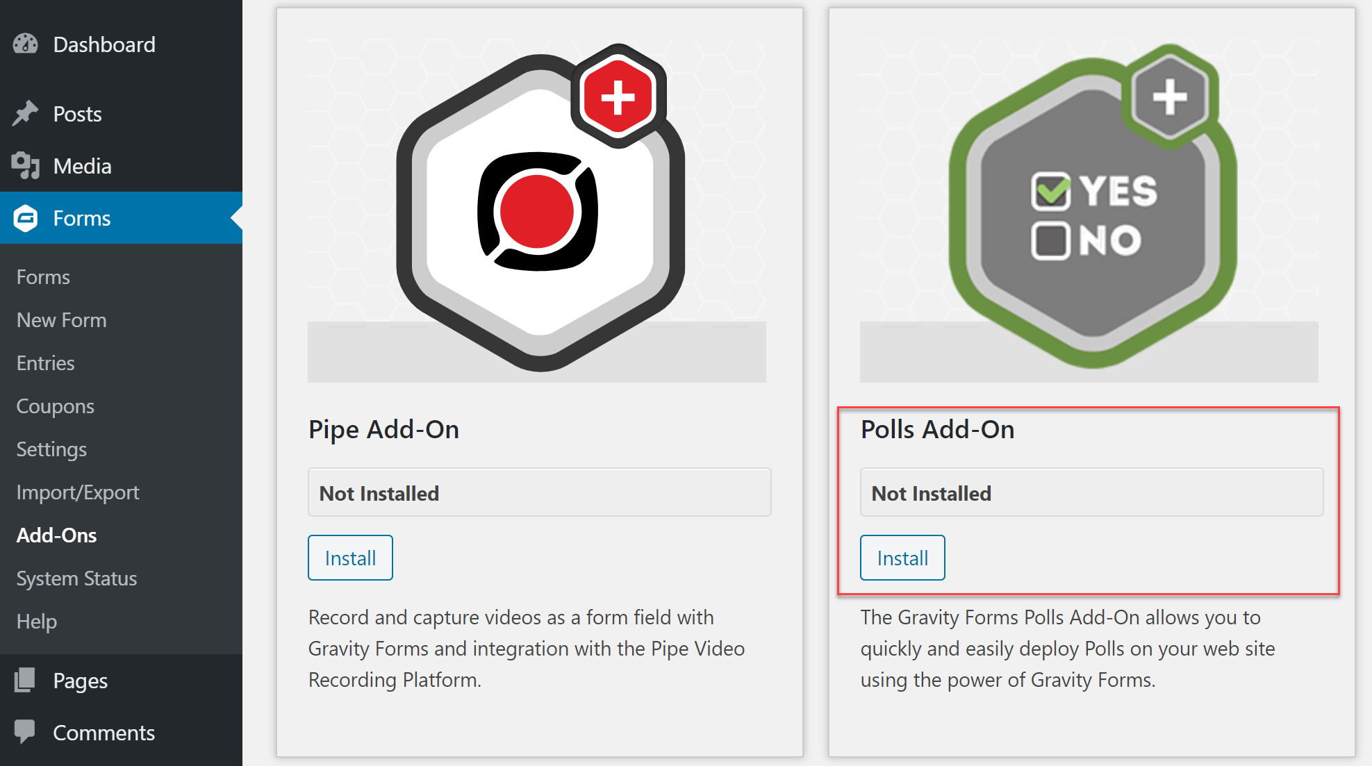 Polls Add-On