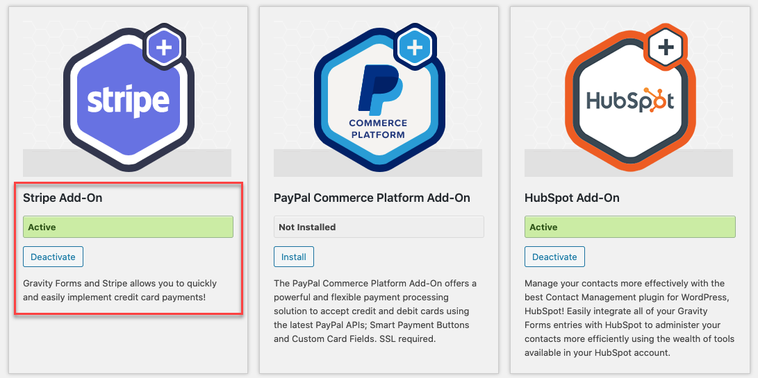Stripe Add-On