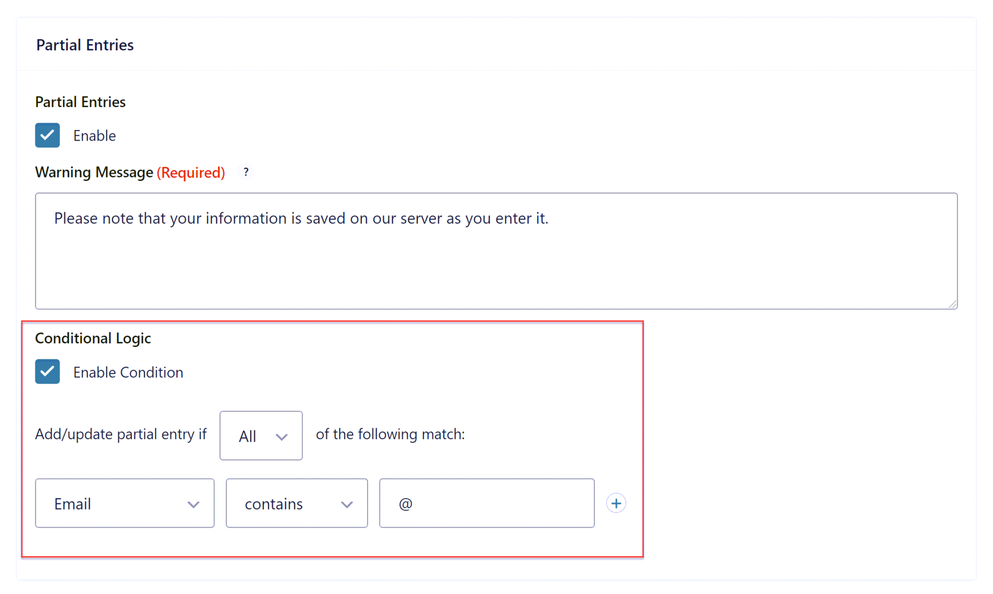 How to Capture Partial Form Entries - Gravity Forms