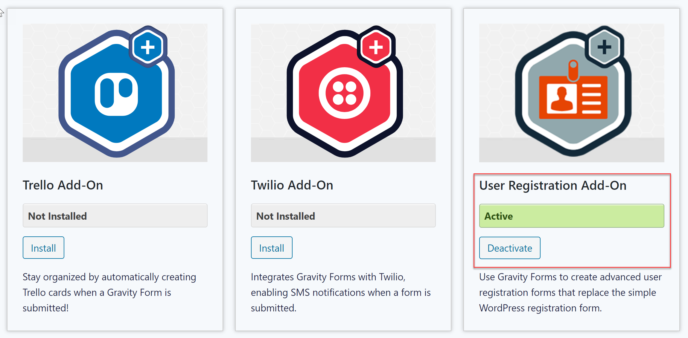 User Registration Add-On