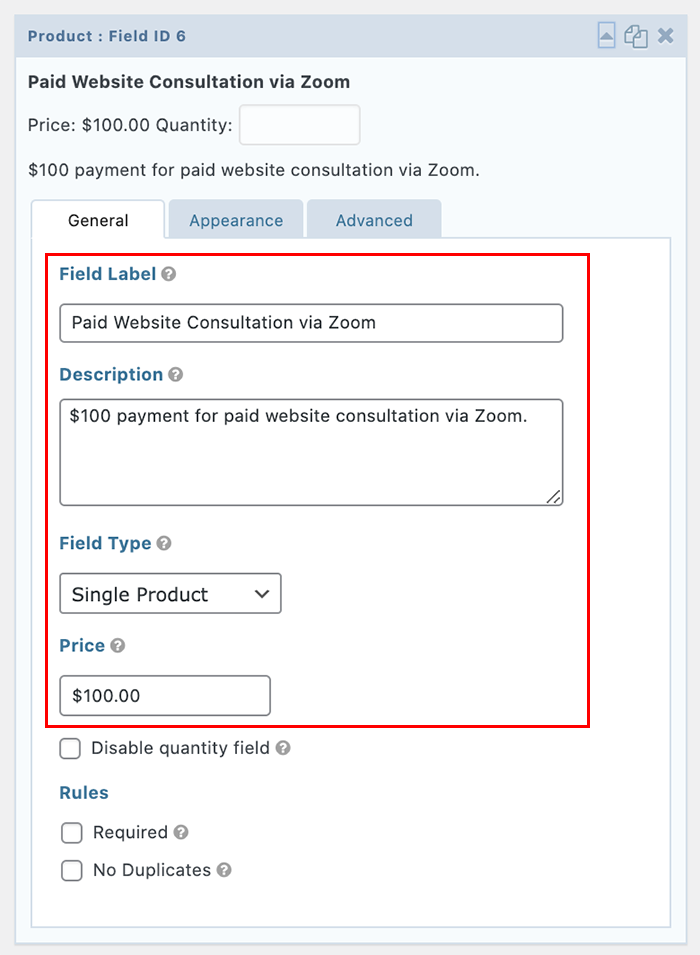 Paid Consultation