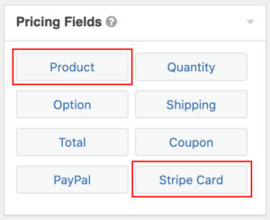 Pricing Fields
