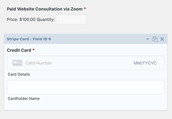 Stripe Card Field