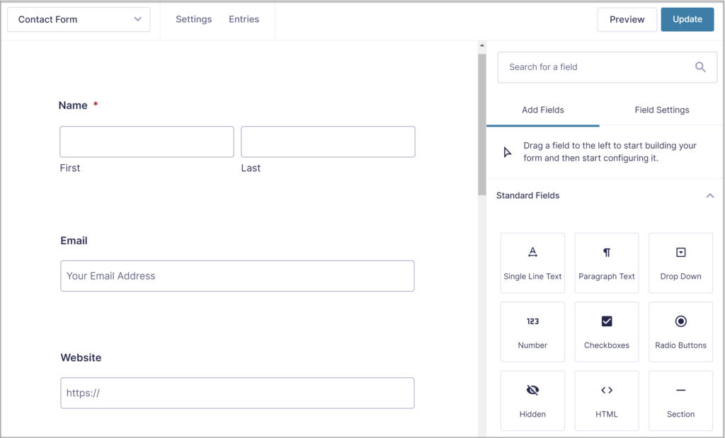 How to Embed a Form in WordPress - Gravity Forms