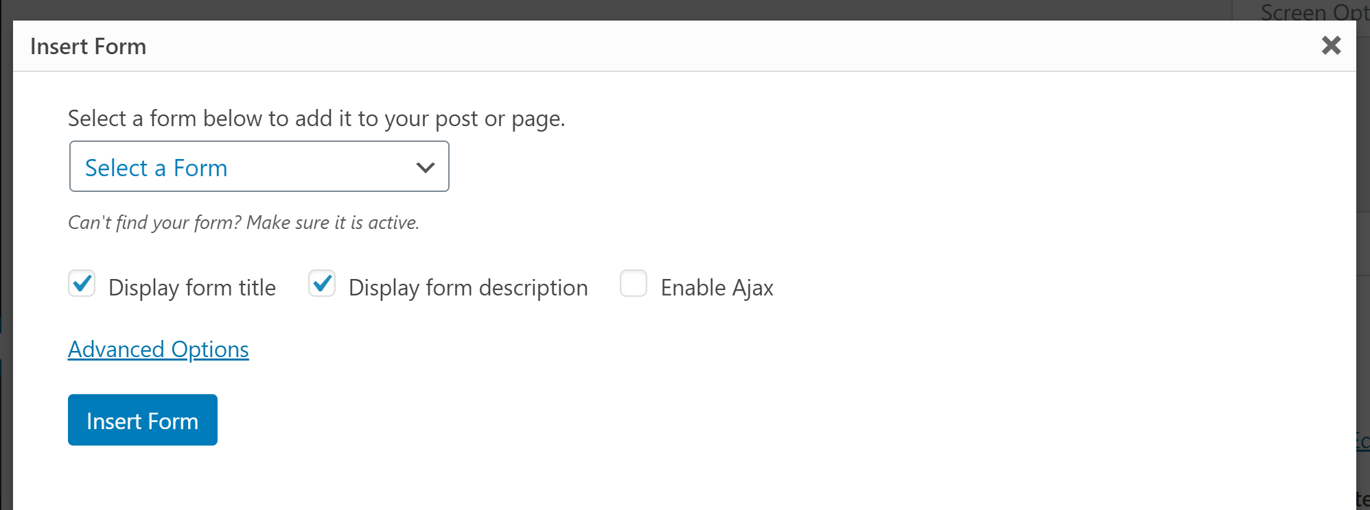 Insert Form
