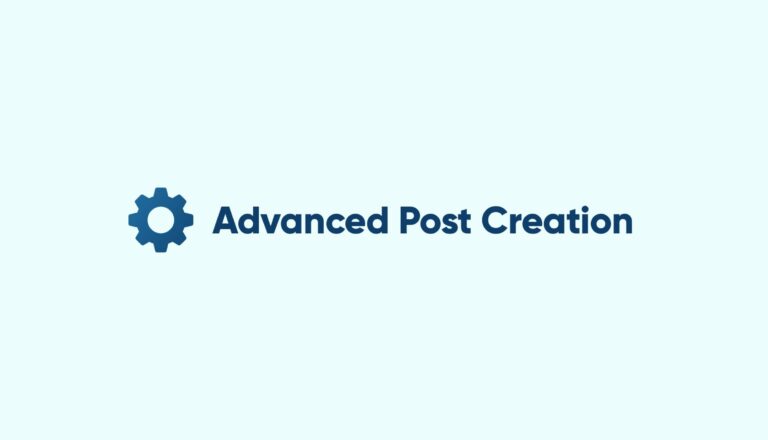 Advanced Post Creation