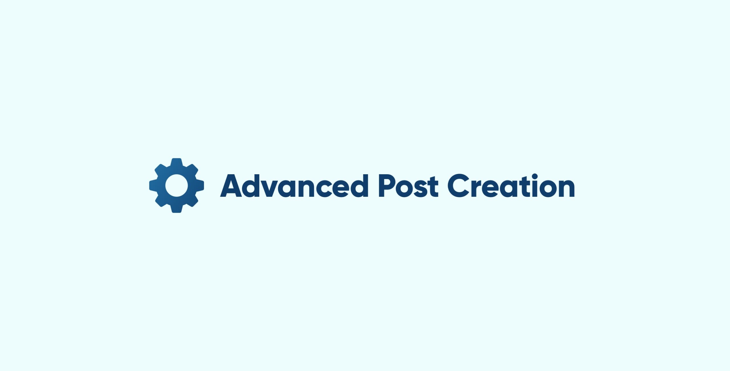 Advanced Post Creation